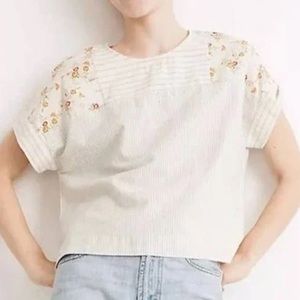 Madewell x The New Denim Project Patchwork Top